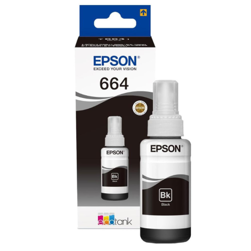 Epson Ink Cart T6641 Black 70ML - C13T66414A