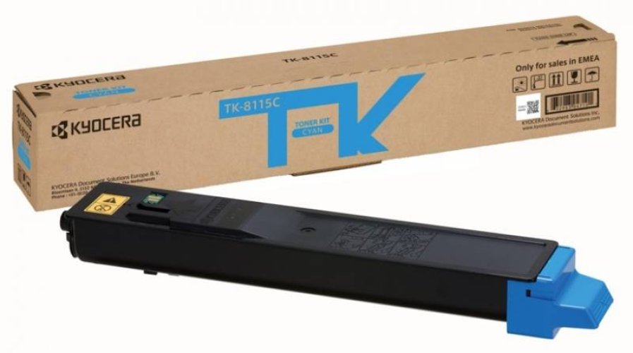 KYOCERA TK-8115C CYAN ORIGINAL TONER- 1T02P3CNL0